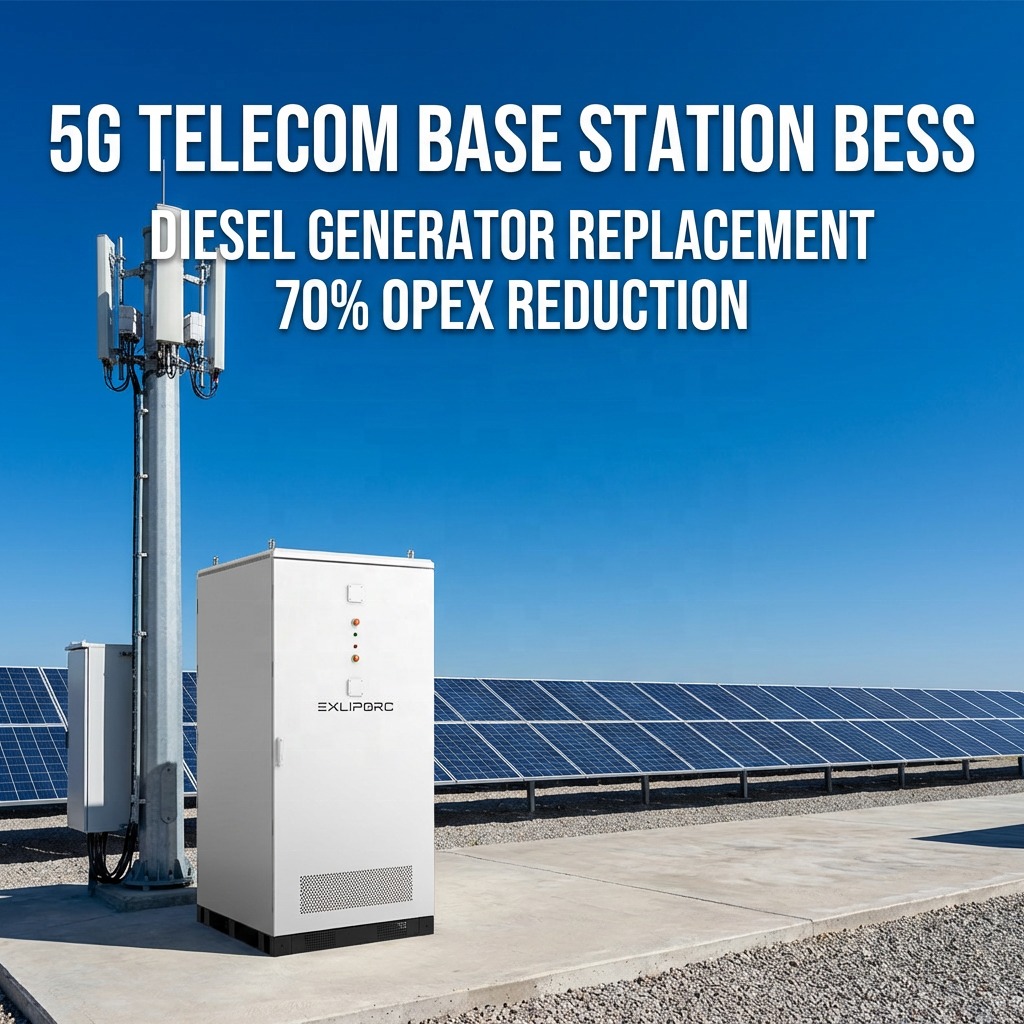 Telecom Bess 5G Telecom BESS with 125kW Power & Liquid Cooling