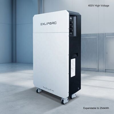 chất lượng Hệ thống lưu trữ năng lượng 400V HV LiFePO4 Có thể mở rộng lên 256kWh với bảo vệ IP65 cho các dự án năng lượng mặt trời nhà máy sản xuất