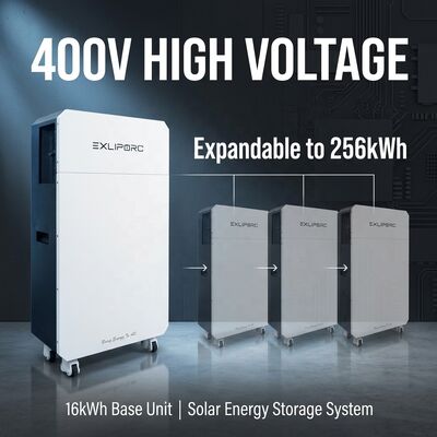 Quality 400V High Voltage Energy Storage System with LiFePO4 Battery Expandable to 256kWh Solar Battery factory