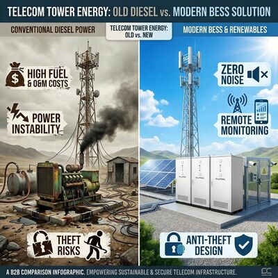 Telecom Bess 5G Telecom BESS with 125kW Power & Liquid Cooling