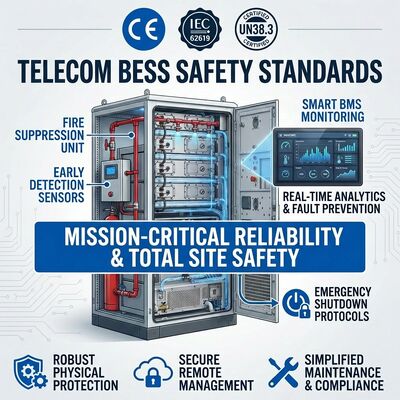 Telecom Bess 5G Telecom BESS with 125kW Power & Liquid Cooling