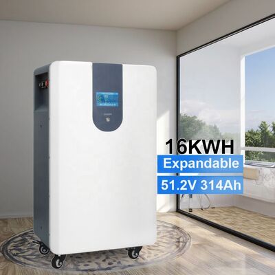 Chất lượng EU 8000 chu kỳ LiFePO4 pin 51.2V gắn trên tường điện gia đình pin Lithium Iron Phosphate với JK BMS nhà máy