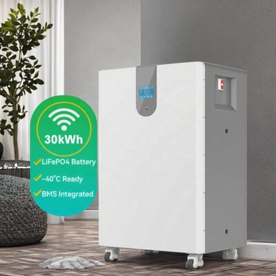 Quality 51.2V 600Ah 30kWh LiFePO4 Energy Storage Battery with 8000+ Cycles for Home RV & Off-Grid Cabins factory