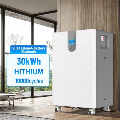 Quality 51.2V 30kWh Hybrid Grid Home Energy Storage Battery System with LiFePO4 Technology factory