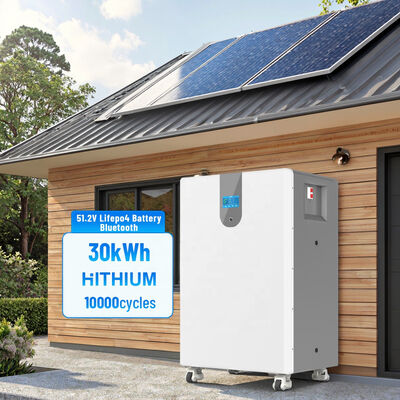 quality High Capacity 51.2V 600Ah 30kWh LiFePO4 Solar Battery Storage System for Hybrid Home Energy Storage factory