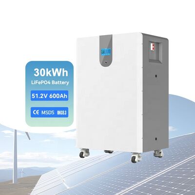 Quality 51.2V 600Ah 30KWh 8000 Cycles Home Energy Storage System with Lifepo4 Lithium Solar Battery for Home Appliances factory