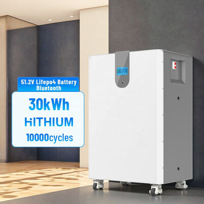 Chất lượng EXLIPORC 51.2V 600Ah LiFePO4 pin với 10000 chu kỳ tuổi thọ và tương thích lưới lai cho lưu trữ năng lượng nhà máy