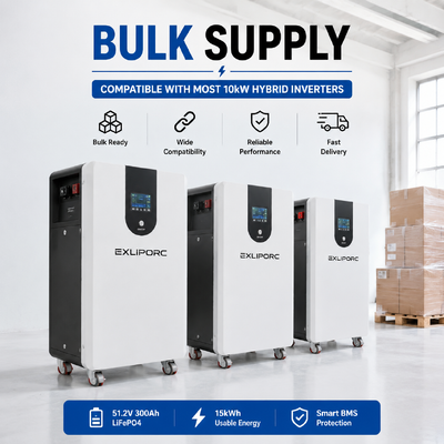 Quality Wall Mounted 51.2V LFP Home Energy Storage Battery 10kWh/15kWh/20kWh factory
